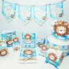 Arquivo de corte leãozinho baby em Studio e PDF. Decoração, topper, temas e festas.