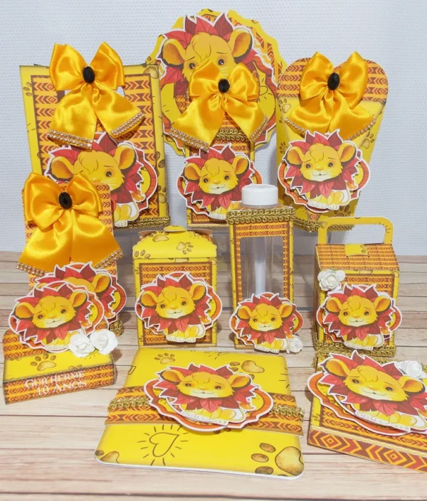 Decoração leãozinho para imprimir e cortar. Topper, temas, festas e arquivo de corte.