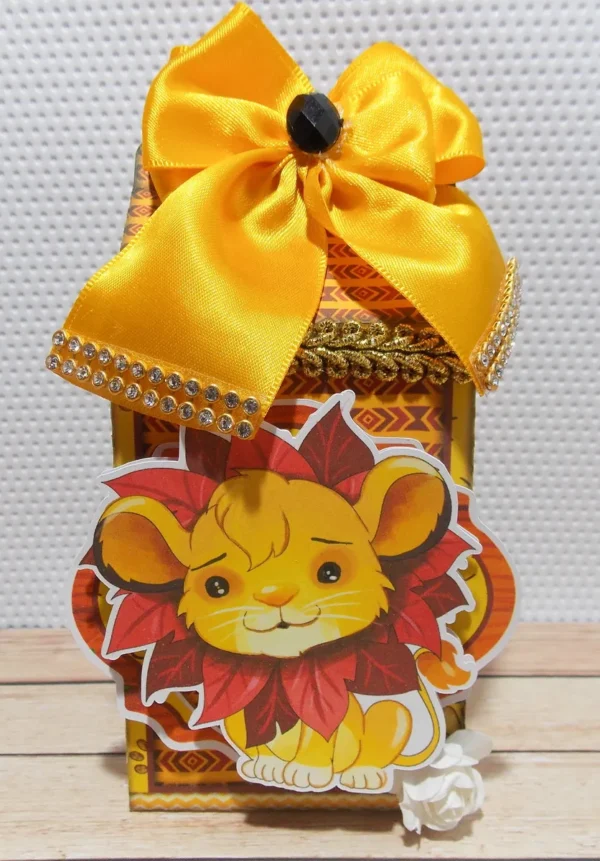 Arquivo de corte leãozinho baby em Studio e PDF. Decoração, topper, temas e festas.