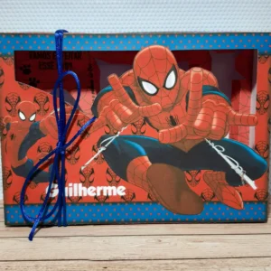 Arquivo de corte kit mini confeiteiro Homem Aranha em Studio e Pdf. Topper, decoração, temas e festas.