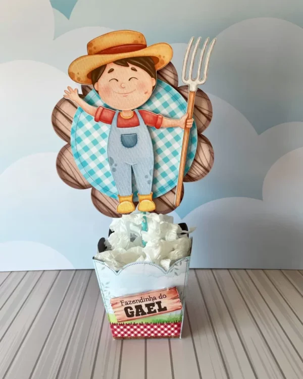 Kit digital decoração fazendinha imprimir. Topper, temas, festas e topper.