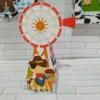 Centro de mesa tema Fazendinha Masculino, arquivo digital para decoração de festa de aniversário infantil para imprimir.