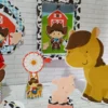 Arquivo digital tema Fazendinha Masculino nos formatos Studio e PDF para corte e decoração de festa.