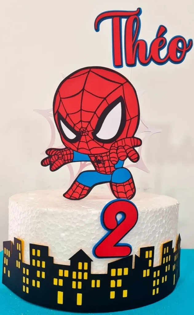 Topo Homem-Aranha Cute.