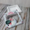 Arquivo digital tema de Natal simples e barato no formato Studio para centro de mesa e decoração natalina econômica para imprimir e recortar.