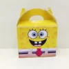Arquivo para topo de bolo e itens de papelaria simples tema Bob Esponja nos formatos Studio, PNG e PDF, pronto para imprimir e recortar na Silhouette.