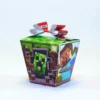 Arquivo para topo de bolo e itens de aniversário Minecraft nos formatos Studio e PDF, pronto para imprimir e recortar na Silhouette ou tesoura.