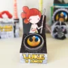 Arquivo para topo de bolo e itens de aniversário tema Star Wars nos formatos Studio e PDF, pronto para imprimir e recortar na Silhouette ou tesoura.