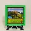 Moldes digitais tema Minecraft nos formatos Studio e PDF para impressão de alta resolução e decoração de festas personalizadas de meninos.