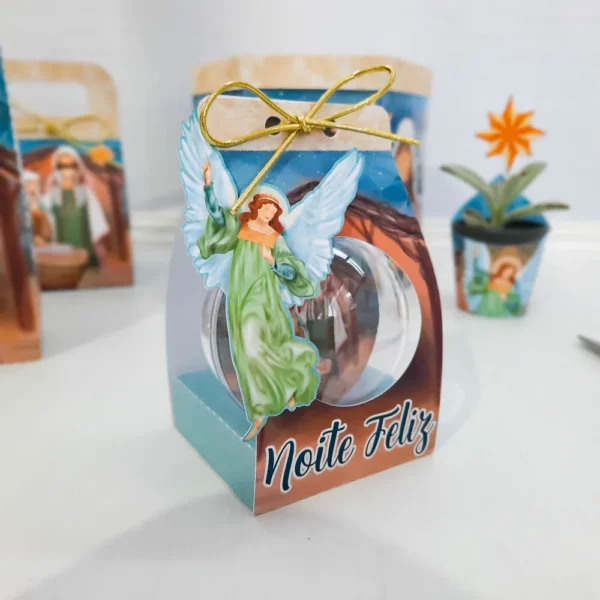 Arquivo de Natal Religioso para recortar no formato PDF e Studio ideal para topo de bolo e decoração de festas e ceias cristãs.