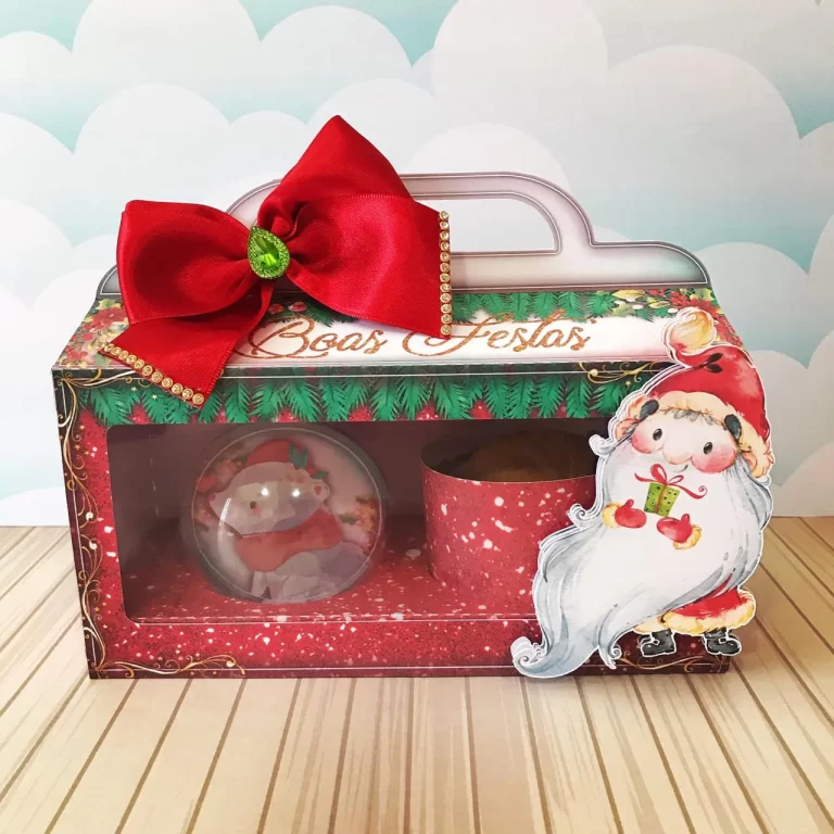 Arquivo de Natal para recortar no formato PDF, PNG e Studio ideal para decoração de mesas e festas de aniversário ou mesversário.