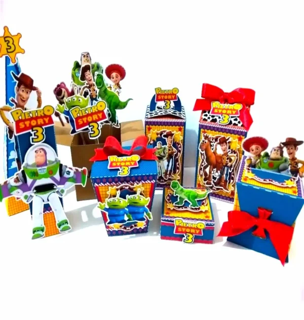 Arquivo digital tema Toy Story no formato Studio para máquinas Silhouette, ideal para topo de bolo e itens de decoração para festas.