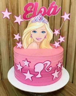 Arquivo Topper de Bolo da Barbie Studio