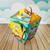Arquivo de corte digital tema Bob Esponja nos formatos Studio, PNG e PDF para máquinas Silhouette ou tesoura, ideal para personalizados de luxo e festas infantis.