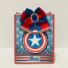 Arquivo digital tema Capitão América nos formatos Studio e PDF para decoração de festa para imprimir e recortar na Silhouette ou tesoura.