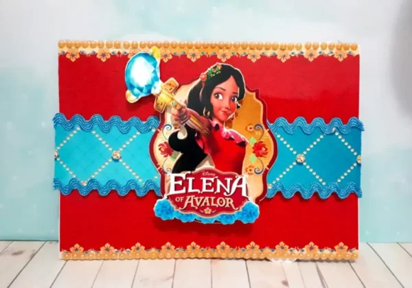 Arquivo da Elena de Avalor para recortar nos formatos PDF e Studio ideal para decoração de mesas e festas de aniversário.
