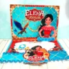 Conjunto de arquivos digitais tema Elena de Avalor para festas para imprimir e recortar nos formatos Studio e PDF para máquinas de corte.