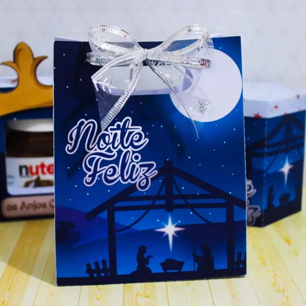 Arquivo de corte digital para topper de bolo e centro de mesa tema Natal Religioso no formato Studio para Silhouette e papelaria.