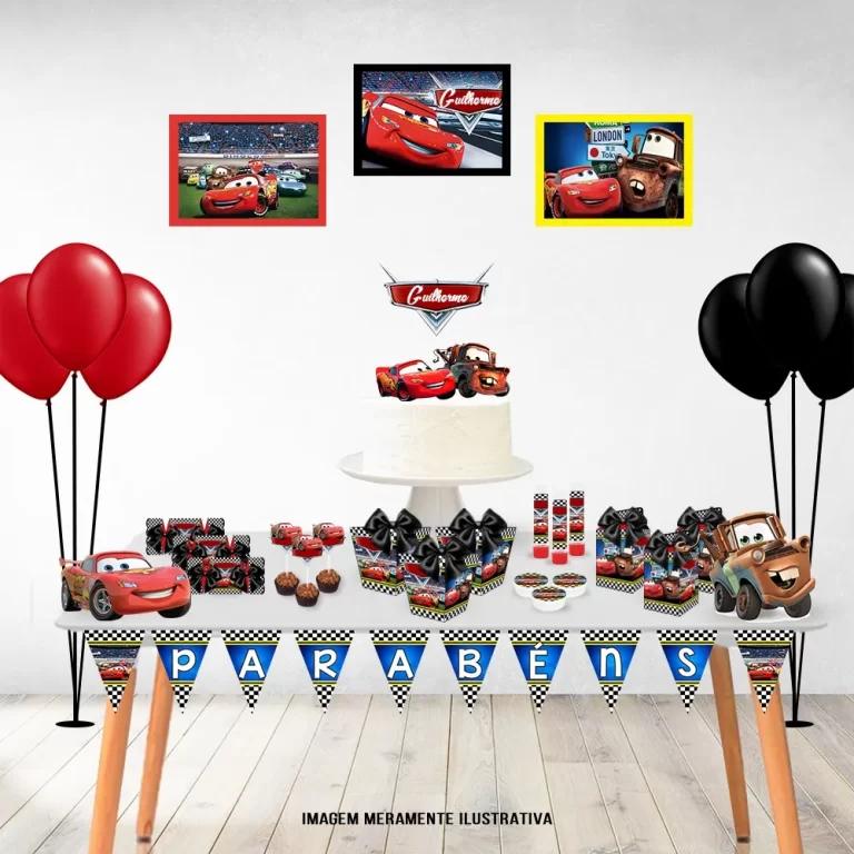 Carros Festa de Aniversario Studio e Pdf