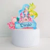 Moldes digitais de centro de mesa tema Dragão nos formatos Studio e PDF para impressão de alta resolução e personalizados de festas infantis.