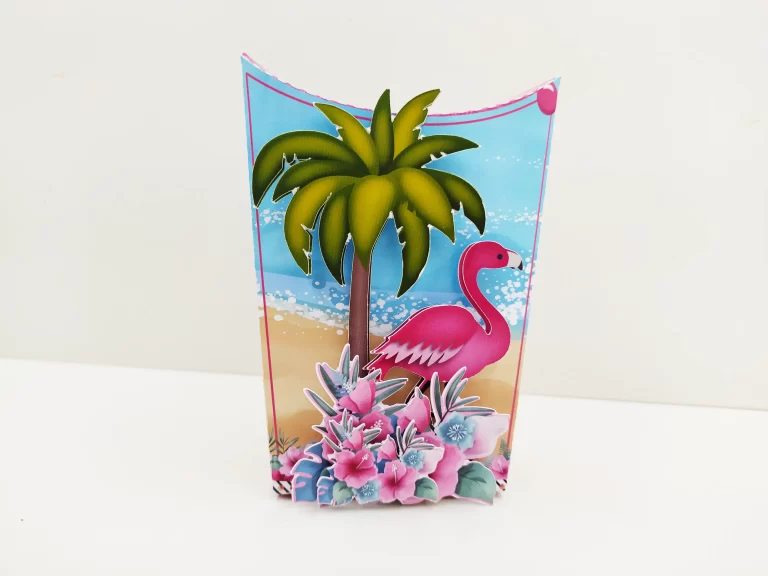 Moldes digitais de Flamingo para centro de mesa nos formatos Studio e PDF para impressão de alta qualidade e corte preciso na Silhouette.