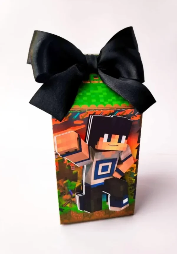 Arquivo para centro de mesa e itens de decoração Minecraft nos formatos Studio e PDF, pronto para imprimir e recortar na Silhouette ou tesoura.