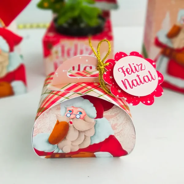 Arquivo de corte digital para centro de mesa tema Natal e festão no formato Studio para Silhouette e decoração natalina criativa.