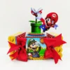 Conjunto de arquivos digitais tema Super Mario Luxo para festas para imprimir e recortar nos formatos Studio, PNG e PDF.