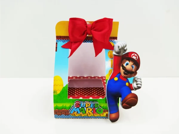 Arquivo de Super Mario Luxo para recortar nos formatos PDF, PNG e Studio ideal para decoração de mesas e festas de aniversário.
