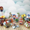 Conjunto de arquivos digitais tema Super Mario para decoração para imprimir e recortar nos formatos Studio, PNG e PDF.
