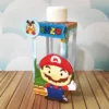 Arquivo de corte digital para topper de bolo e itens de decoração tema Super Mario nos formatos Studio, PNG e PDF para Silhouette.