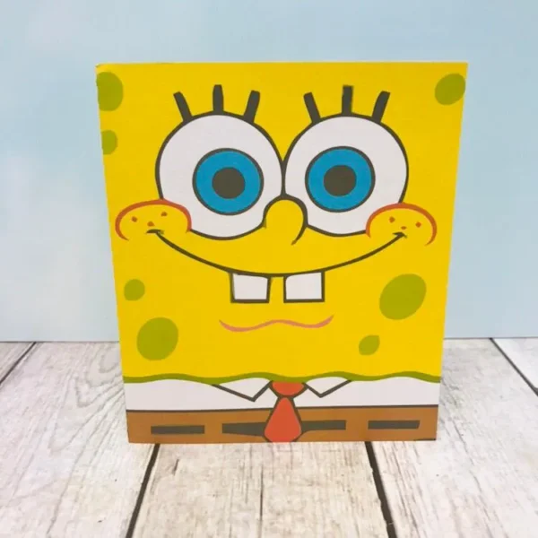 Arquivo de corte digital tema Bob Esponja nos formatos Studio e PDF para máquinas Silhouette ou tesoura, ideal para personalizados de luxo.