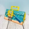 Arquivo de corte para caixa e decoração temática Bob Esponja nos formatos Studio e PDF, ideal para festas de aniversário de luxo.