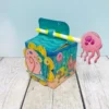 Molde de topo de bolo temático Bob Esponja nos formatos Studio e PDF para decoração de festas e impressão em alta resolução.