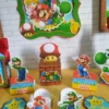 Moldes digitais de Mario e Luigi para festa nos formatos Studio, PNG e PDF para impressão de alta qualidade e corte preciso.