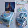 Arquivo de Cinderela para recortar no formato PDF e Studio ideal para decoração de mesas e festas de aniversário ou mesversário infantil.