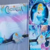 Arquivo digital tema Decoração de Aniversário da Cinderela nos formatos Studio e PDF para topo de bolo e itens de festa para imprimir e recortar.