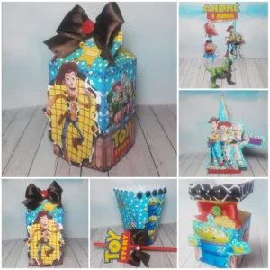 Arquivo digital tema Toy Story no formato Studio para decoração de festa de aniversário para imprimir e recortar na Silhouette.