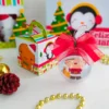 Arquivo digital tema Decoração de Festa de Natal nos formatos Studio e PDF para topo de bolo e itens natalinos para imprimir e recortar.
