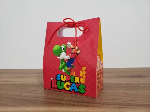 Arquivo de corte digital para topper de bolo e itens de decoração tema Super Mario nos formatos Studio e PDF para Silhouette e tesoura.