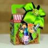 Moldes digitais de lembrancinhas tema Minecraft nos formatos Studio e PDF para impressão de alta resolução e decoração de festas personalizadas.