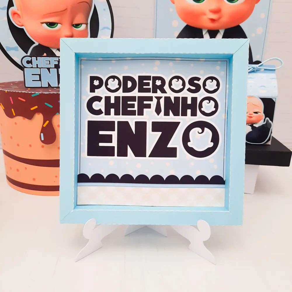 Arquivo de Poderoso Chefinho mesversário para recortar no formato PDF e Studio ideal para decoração de bolos e fotos mensais.