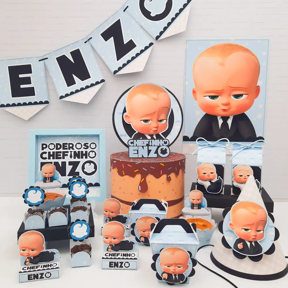 Arquivo de corte digital para topper de bolo e meses tema Poderoso Chefinho nos formatos Studio e PDF para Silhouette e tesoura.