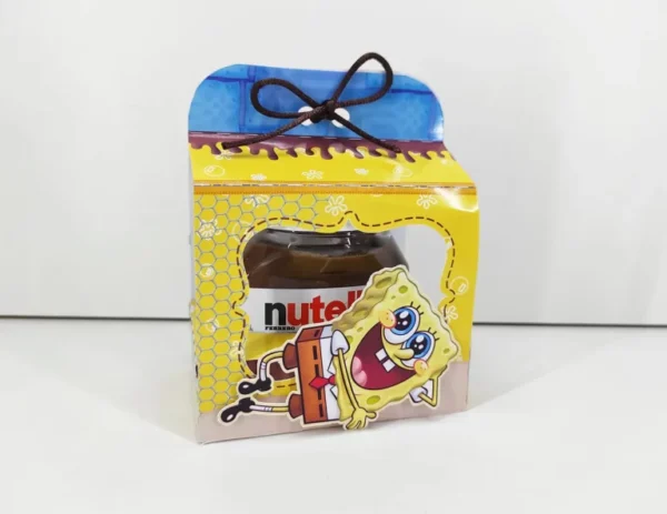 Arquivo para caixa de ovo e itens de Páscoa tema Bob Esponja nos formatos Studio, PNG e PDF, pronto para imprimir e recortar na Silhouette.