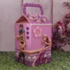 Moldes de decoração Silhouette no tema Enrolados Rapunzel em formato Studio para impressão de alta resolução e personalizados de festas infantis.