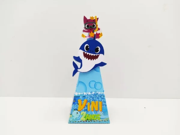 Kit de arquivos digitais para festa infantil tema Baby Shark em múltiplos formatos.