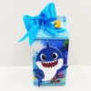 Topper de bolo tema Baby Shark infantil em arquivo digital pronto para imprimir e cortar.