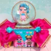 Arquivo de corte para personalizados de aniversário infantil tema Lol Surprise no Studio e PDF.