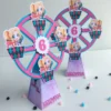 Personalizados de festa Arlequina em arquivo digital para Silhouette Studio.