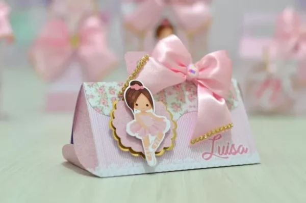 Personalizados de festa Bailarina em arquivo digital Studio e PDF.
